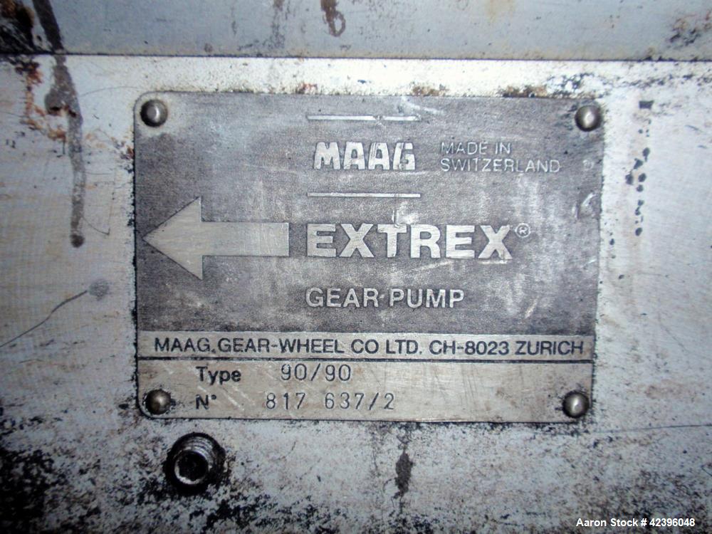 Used Maag gear pump, model EXTREX, type 90/90