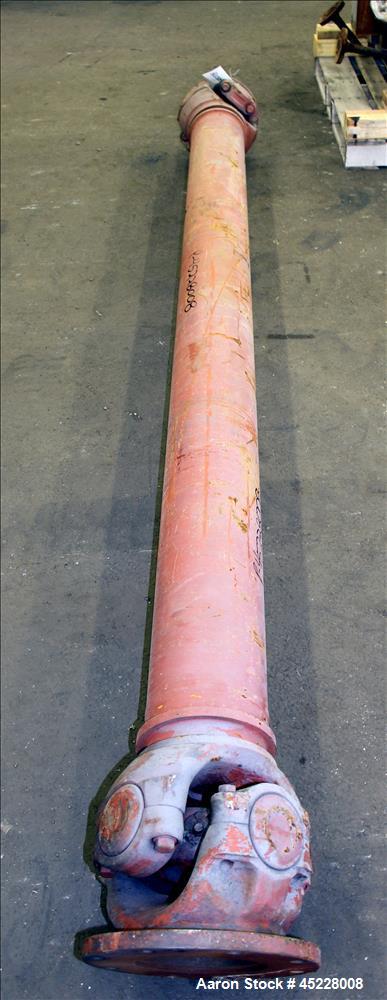 Used Maag Gear Pump, Model Polyrex 180/125, Carbon Steel. 3 Tons per hour. Includes a 5-1/4" screen changer, shaft 8" diameter x 122" long and Herion power pack, driven by 2.2kW, 3/50/380 volt, 1420 ...