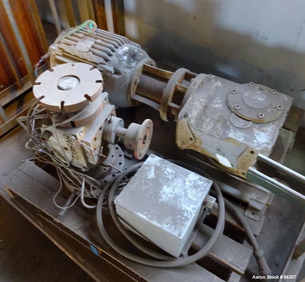 Used Carbon Steel Normag Gear Pump, Model MJEP-240