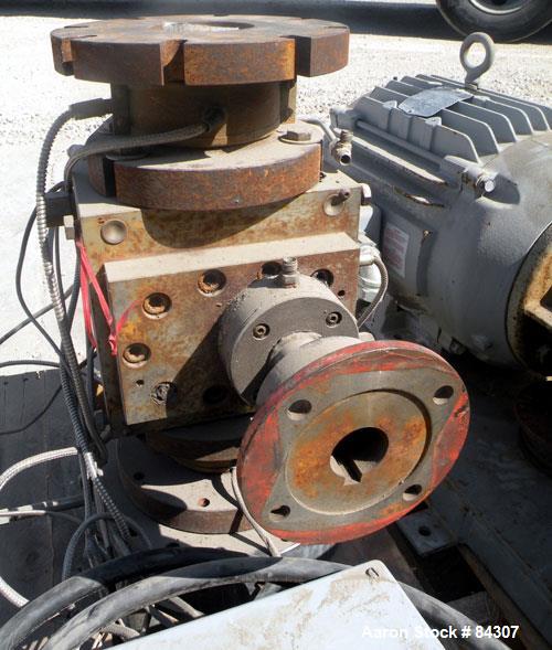 Used Carbon Steel Normag Gear Pump, Model MJEP-240