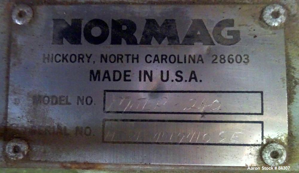 Used Carbon Steel Normag Gear Pump, Model MJEP-240
