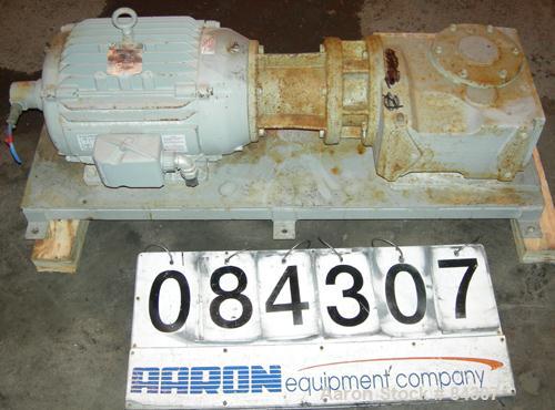 Used Carbon Steel Normag Gear Pump, Model MJEP-240