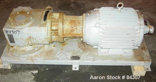 Used Carbon Steel Normag Gear Pump, Model MJEP-240