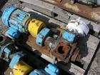 Used One (1) used Blackmer gear pump, model GSX2 1/24, carbon steel construction, 2.5