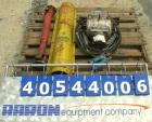 Used Maag Extrex gear pump, type 56/56. Approximately 92.6 cubic meters per revolution. Approximately 2 5/8