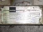 USED: Maag gear pump, model TX/22/13E, stainless steel. Approx .15liter per minute, 50-20,000 SP viscosity. 0 psi suction, 145 psidischarge. Approx 3/4
