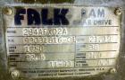Used Extrex Gear Type Melt Pump. Driven by a 40hp, 3/60/208-230/460 volt, 1780 rpm motor with a Falk Model 284AFXD2A RAM gearbox, ratio 21.19 to 1. Floor standing vertical type support stand, approxi...