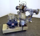 Used Gear Pump. Driven by a 10 hp, 3/60/460 volt, 1775 rpm motor thru a reducer, ratio 7.5 to 1. Mounted on a base with casters. Last used on a 3.5