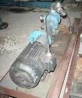 Used Viking Pump, Model K724, Stainless Steel. Approximately 35 gallons per minute at 420 RPM, 2