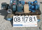 Used Viking Heavy Duty Internal Gear Pump, Model KK125, Carbon Steel. Approximately 100 gallons per minute at 780 rpm, maximum 200 psi. 2