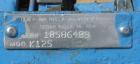 Used Viking Heavy Duty Internal Gear Pump, Model KK125, Carbon Steel. Approximately 100 gallons per minute at 780 rpm, maximum 200 psi. 2