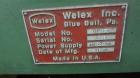 Used Welex Gear Pump, Model GP 56. Driven by a 20Hp, 500 volt, 1750/2300 rpm DC motor thru a cone drive, ratio 10 to 1. Includes a control panel. Serial# 6249, built 1995.