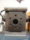 Unused- Zenith PEP-II Polymer Gear Pump, Model 60-20000-2466-4, Carbon Steel. Rated approximate 300cc per revolution, flow rate 300-3600 pounds per hour. Driven by a 20hp, 3/60/460 volt, 1775 rpm mot...
