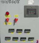 Used Glenro Laminator, Model GOL-24HC. Maximum working width 24'', speed range 3-40 feet per minute, effective heated length 35 3/4'', maximum product thickness 1/4'', maximum temp 200 degrees C. Dri...