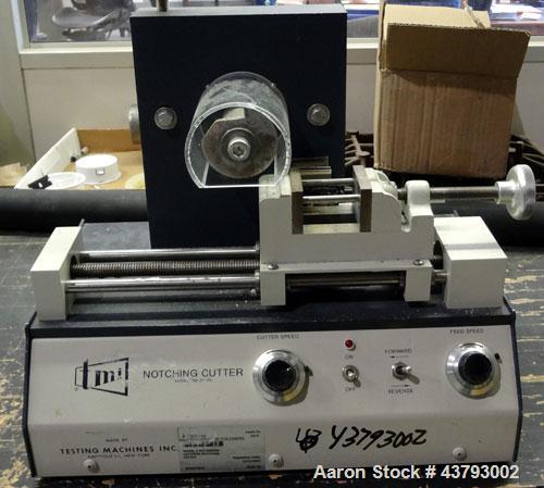 Used- TMI Notching Cutter, Model TMI 22-05. 1/120 volt, 3 amps.