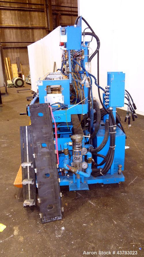 Used Custom Downstream Systems Vacuum Calibration Table, Model CVC 10-25. 304 Stainless steel tank approximate 14" wide x 97" long x 13" deep, table 25-1/2" wide x 120" long. Includes a plastic top t...