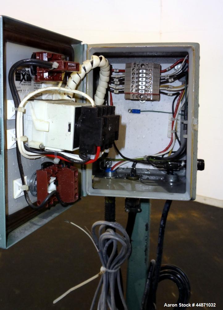 Used Metaplast Air Operated Dump Table, Model DT6-8