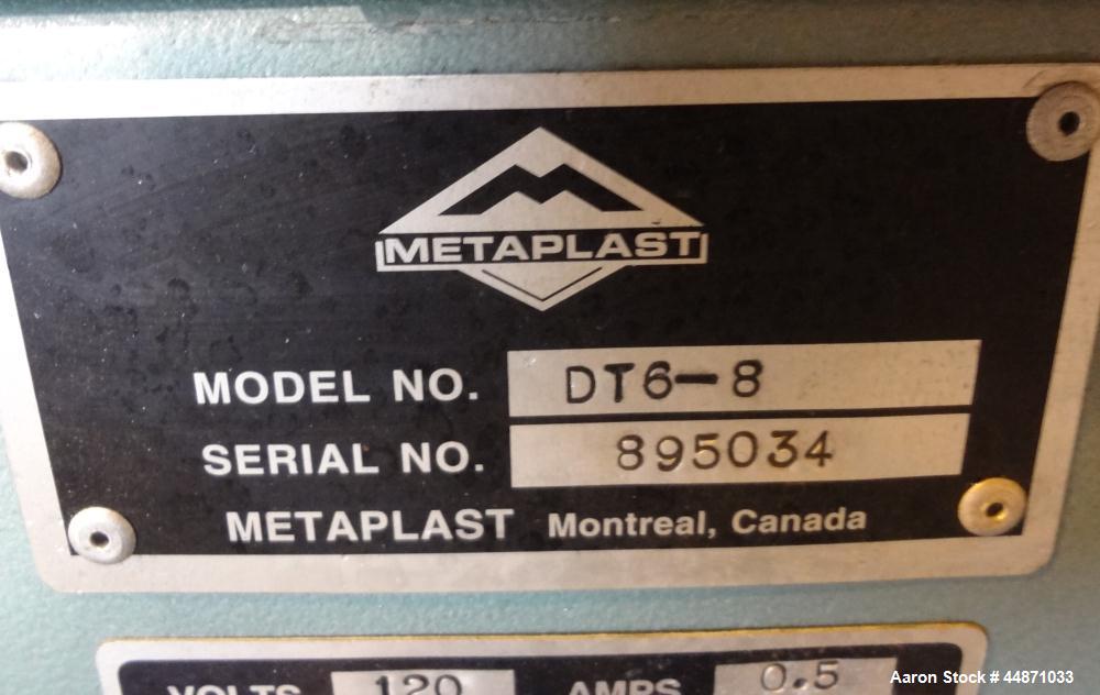 Used Metaplast Air Operated Dump Table, Model DT6-8