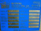 USED: Royal Machine dual lane dump table, model 158. (2) 6