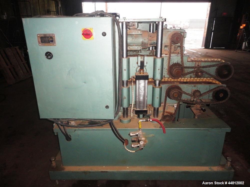 Used Conair Puller, Model PC12-60SP. Approximately 60" long x 12" wide contact surface, cleated belt, rated 1-10 FPM, independently driven belts with 2 hp, 230/460 volt motors on stand with controls,...