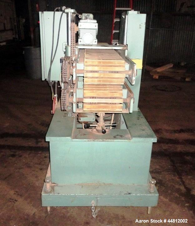 Used Conair Puller, Model PC12-60SP. Approximately 60" long x 12" wide contact surface, cleated belt, rated 1-10 FPM, independently driven belts with 2 hp, 230/460 volt motors on stand with controls,...