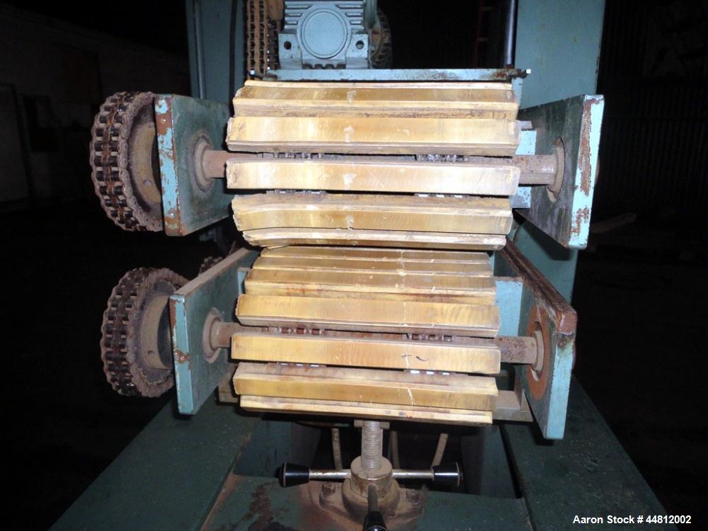 Used Conair Puller, Model PC12-60SP. Approximately 60" long x 12" wide contact surface, cleated belt, rated 1-10 FPM, independently driven belts with 2 hp, 230/460 volt motors on stand with controls,...
