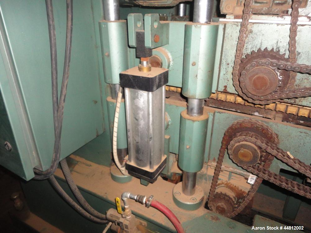 Used Conair Puller, Model PC12-60SP. Approximately 60" long x 12" wide contact surface, cleated belt, rated 1-10 FPM, independently driven belts with 2 hp, 230/460 volt motors on stand with controls,...