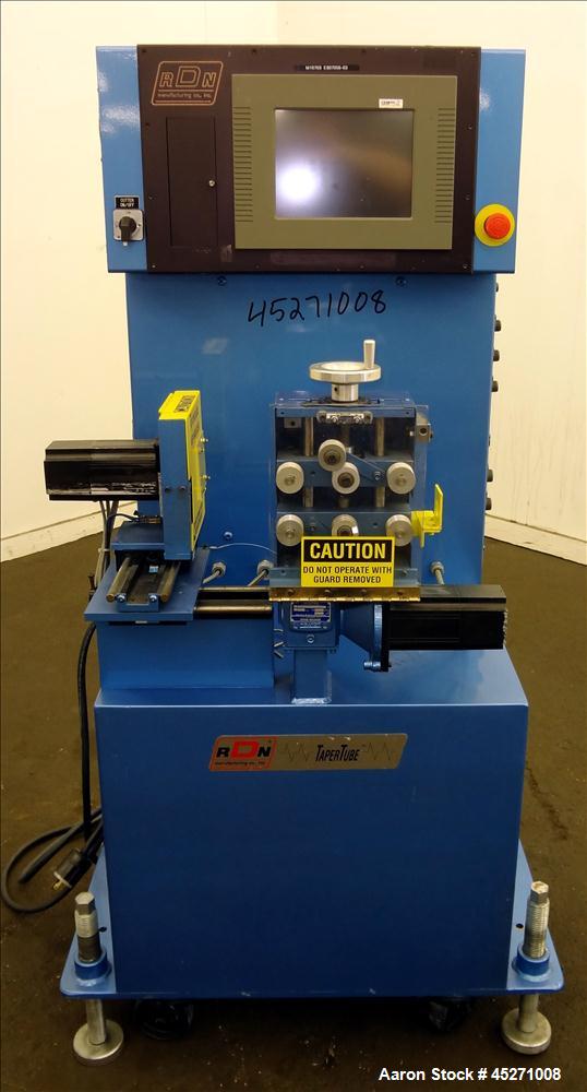 Used RDN Taper Tube Puller-Cutter, Model TT-.5 / 206-1, Consisting Of: (1) RDN model TT-.5 traveling cutter. Cut capacity 0 to 1/4", or equivalent profile. (1) RDN model 206-1 puller. Requires (2) Ap...