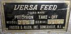 Used Versa Machinery Puller/Cutter, Model DAC 61.