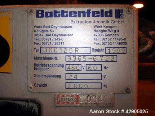 Used- Battenfeld Caterpiller Belt Puller Saw Combination, Model DESC125R