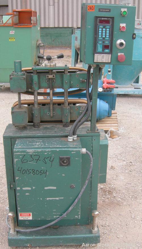 Used CDS 3" X 18" flat belt puller, model CBH183M, serial #400800. 1-104 feet per minute. Includes operator control.