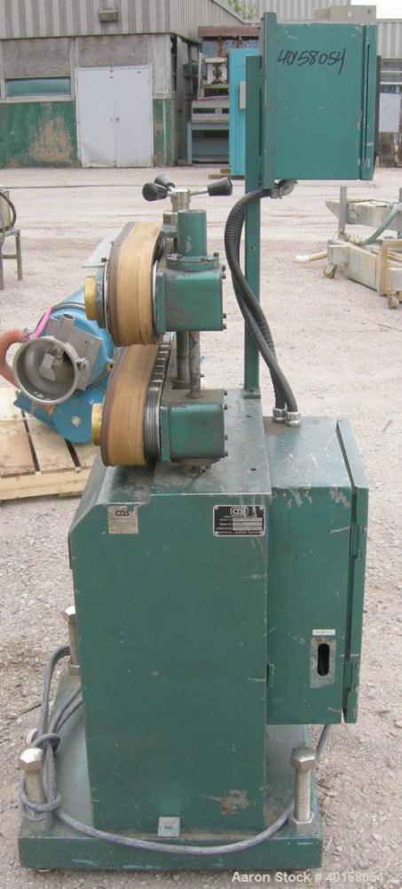 Used CDS 3" X 18" flat belt puller, model CBH183M, serial #400800. 1-104 feet per minute. Includes operator control.