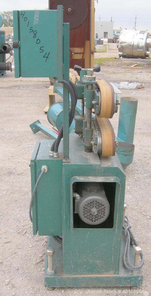 Used CDS 3" X 18" flat belt puller, model CBH183M, serial #400800. 1-104 feet per minute. Includes operator control.