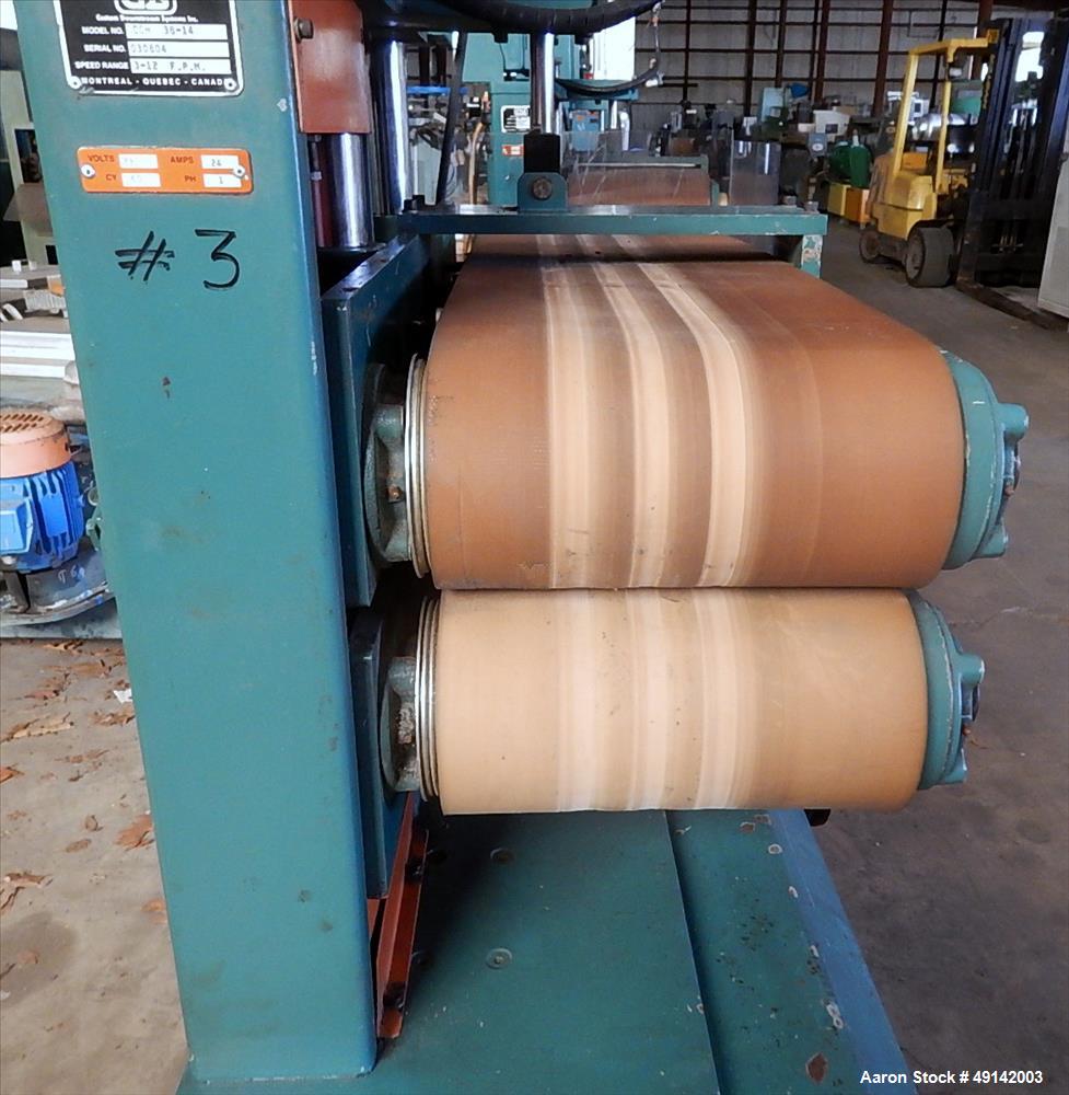 Used Customs Downstream Systems Belt Puller, Model CCH 36-14