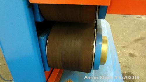 Used CDS Custom Downstream Systems Profile Puller, Model CBH-40-6V. 6" Wide x 40" long solid rubber belt. Speed range 3.4-113 feet per minute.3/60/460 volt, 6 amps. Very little use.