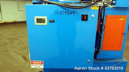 Used CDS Custom Downstream Systems Profile Puller, Model CBH-40-6V. 6" Wide x 40" long solid rubber belt. Speed range 3.4-113 feet per minute.3/60/460 volt, 6 amps. Very little use.