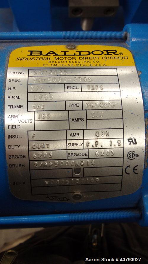 Used Custom Downstream Systems Belt Puller, Model CBH 9.5-3. Right to left operation. (2) 2-3/4" wide x approximate 9-1/2" long contact area rubber belts. Approximately 2 to 30 feet per minute belt s...