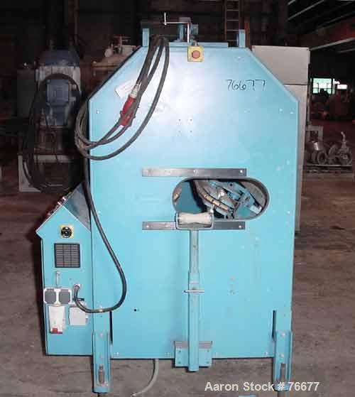 USED: Cincinnati Milicron profile pipe puller, model RA11/3S. 7" x 15"openings. (3) 3/8" wide x 65" contact length cleated belts,pneumatically/manually adjustable. Driven by a 4.2 kw, 380 volt motor....