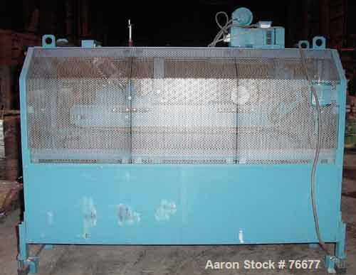 USED: Cincinnati Milicron profile pipe puller, model RA11/3S. 7" x 15"openings. (3) 3/8" wide x 65" contact length cleated belts,pneumatically/manually adjustable. Driven by a 4.2 kw, 380 volt motor....
