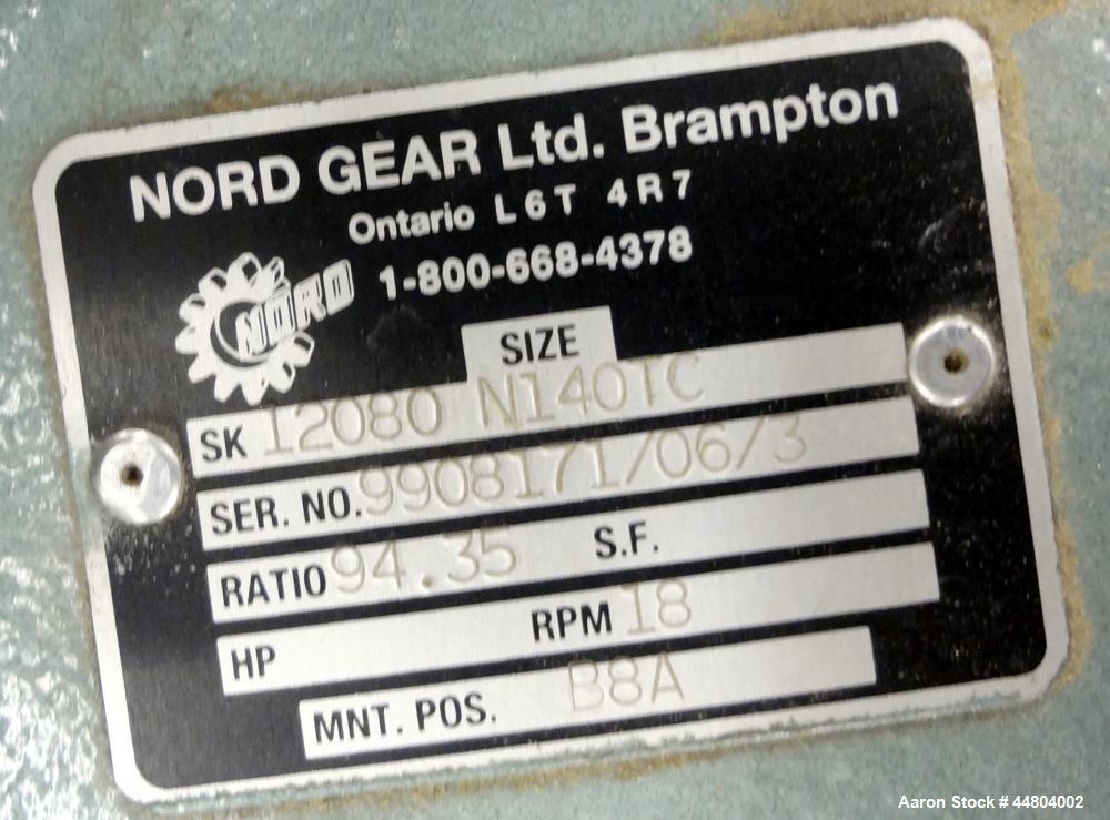 Used Conair Cleated Belt Puller, Model PC8-50-L.  7-1/2" Wide x 50" long contact surfaces.  Rated 1-10 feet per minute. Independently driven belts with 2 hp, 230/460 volt motors on stand with control...