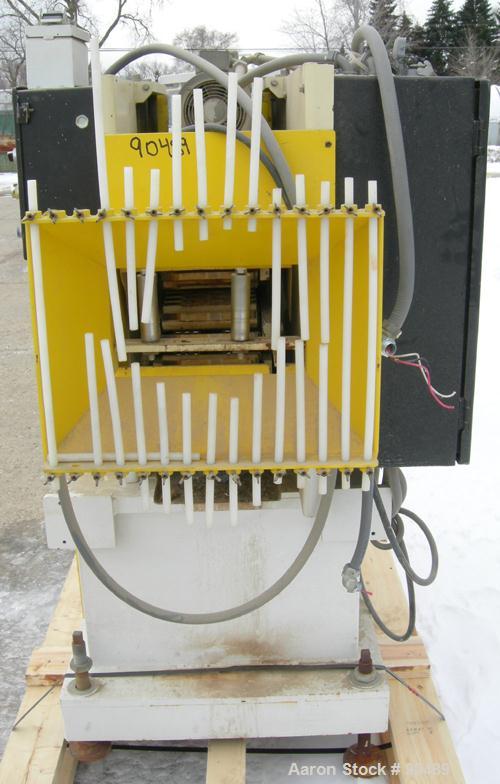 USED: Conair puller, model PC8-50. (2) 7-3/4" wide x 50" long contact areas. Adjustable cleated belts. Each belt driven by a 2 hp, 3/60/230/460 volt, 1750 rpm gearmotor. Low speed 4 fpm, high speed 4...