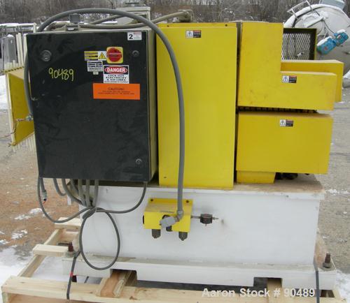 USED: Conair puller, model PC8-50. (2) 7-3/4" wide x 50" long contact areas. Adjustable cleated belts. Each belt driven by a 2 hp, 3/60/230/460 volt, 1750 rpm gearmotor. Low speed 4 fpm, high speed 4...