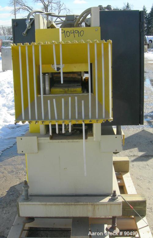 USED: Conair puller, model PC8-50. (2) 7-3/4" wide x 50" long contact areas. Adjustable cleated belts. Each belt driven by a 2 hp, 3/60/230/460 volt, 1750 rpm gearmotor. Low speed 4 fpm, high speed 4...