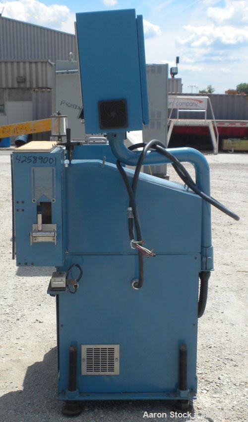 Used Versa Puller/Cutter Machine consisting of: (1) Versa puller, model CH22, approximate 2" wide x 20" contact length, manually adjustable rubber belts driven by a 1 1/2 hp, 3 phase, 240 volt, 4000 ...
