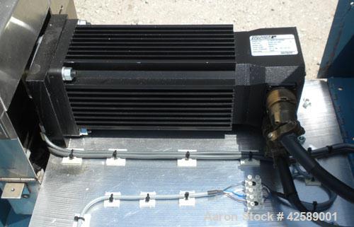 Used Versa Puller/Cutter Machine consisting of: (1) Versa puller, model CH22, approximate 2" wide x 20" contact length, manually adjustable rubber belts driven by a 1 1/2 hp, 3 phase, 240 volt, 4000 ...