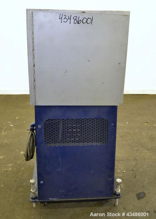 Used Gatto Cat-A-Puller, Model 202-3. (2) 3 Wide x 20 long contact manually adjustable rubber belts. Driven by a 2 hp, 180 volt, 1750 rpm  DC motor thru a reducer. Includes a Baldor DC drive. Mounted...