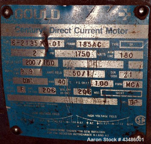 Used Gatto Cat-A-Puller, Model 202-3. (2) 3 Wide x 20 long contact manually adjustable rubber belts. Driven by a 2 hp, 180 volt, 1750 rpm  DC motor thru a reducer. Includes a Baldor DC drive. Mounted...
