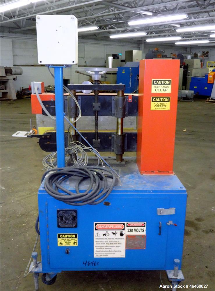 Used- Goodman Stand-Alone Puller, Model 4F. (2) 4" Wide x 30" long belts. Driven by a approximate 2hp motor, with gear box, ...