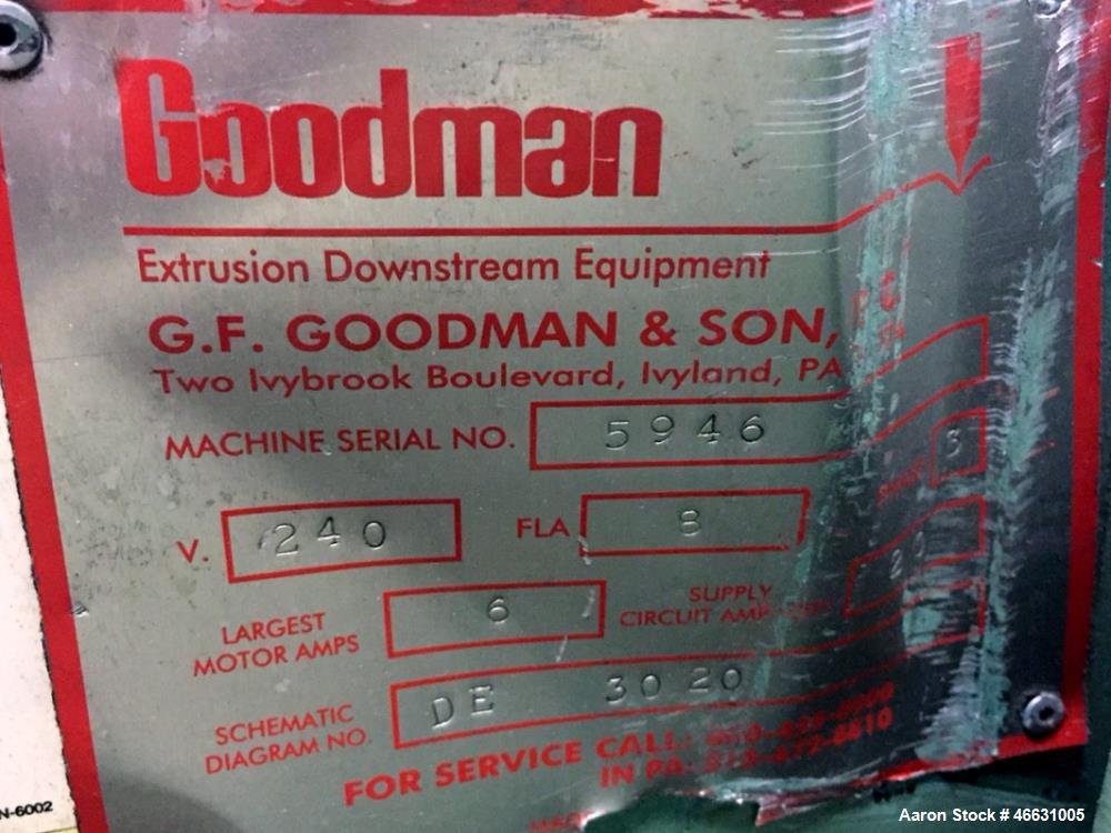 Used Goodman Puller, Approximately 4" Wide x 26" Long Contact Area. blades #14371