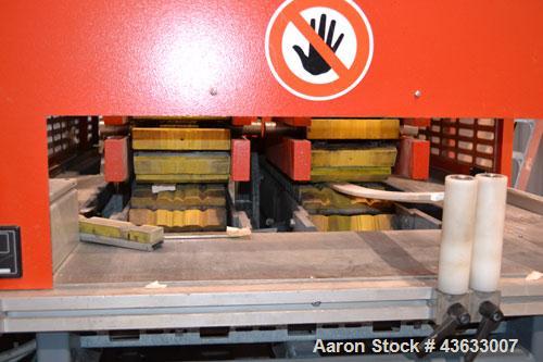 Used Greiner Extrusionstechnik Cat Pul Puller/Saw Combination, Model 30/9-235-S-DS. (2) Approximately 9” wide x 102” long contact length cleated belts, and (2) upacting saws with pneumatic hold downs...